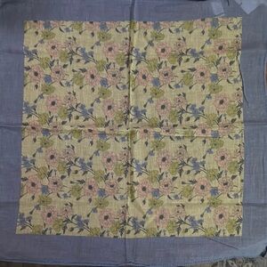 Floral Patterned Scarf